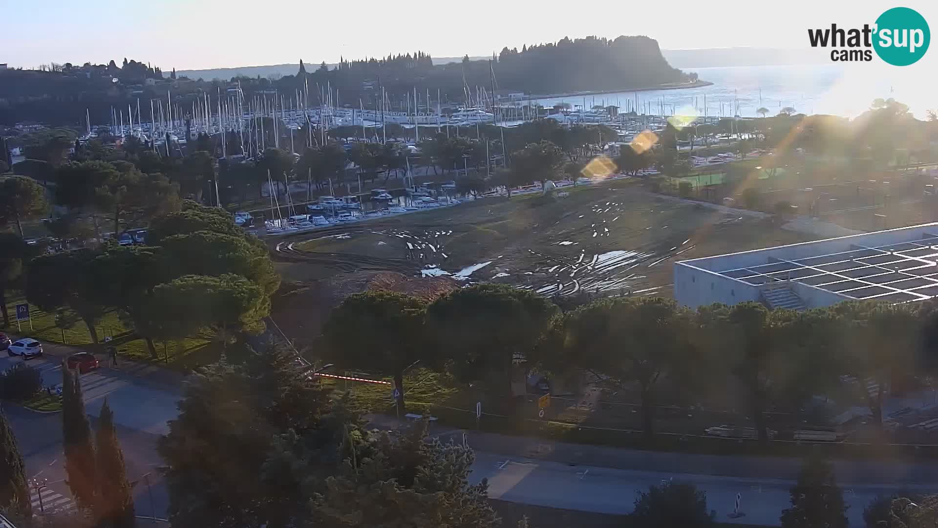 Marina di Portorose e il golfo di Piran