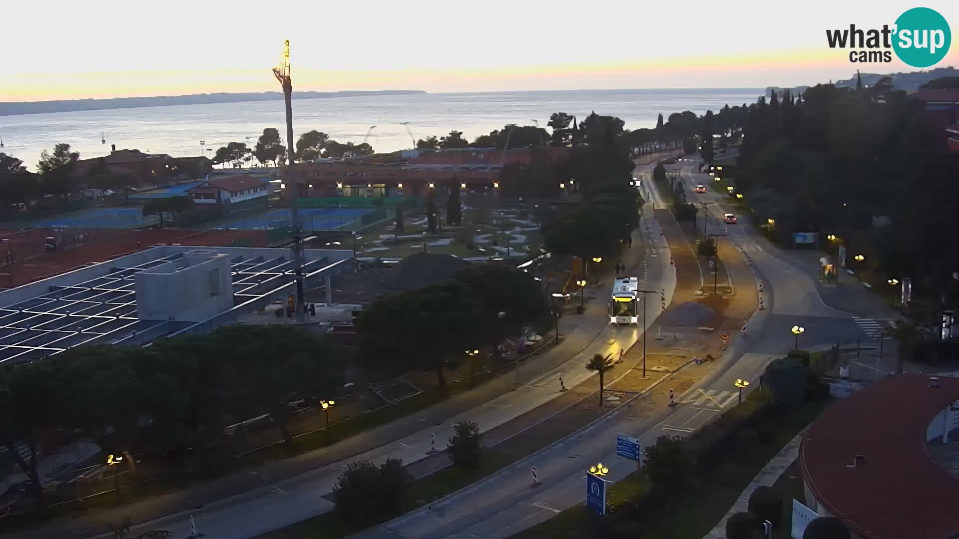 Portorož Marina et le golfe de Piran