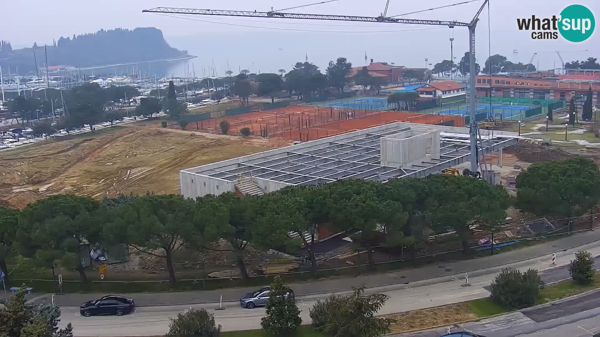 Marina di Portorose e il golfo di Piran