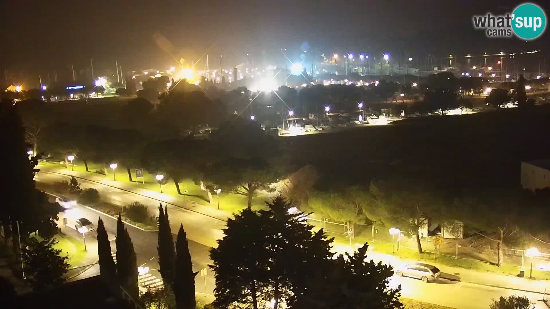 Portorose Live Webcam – vista sulla marina e i campi da tennis