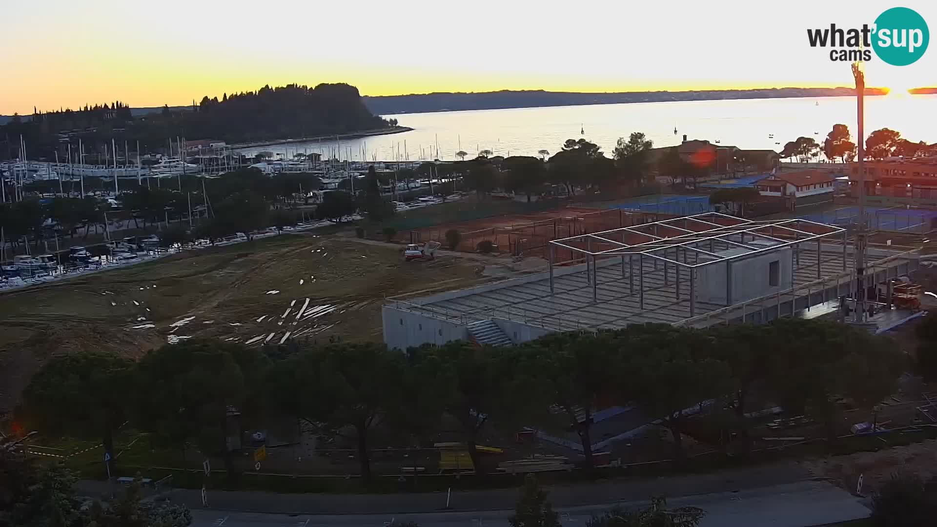 Marina di Portorose e il golfo di Piran