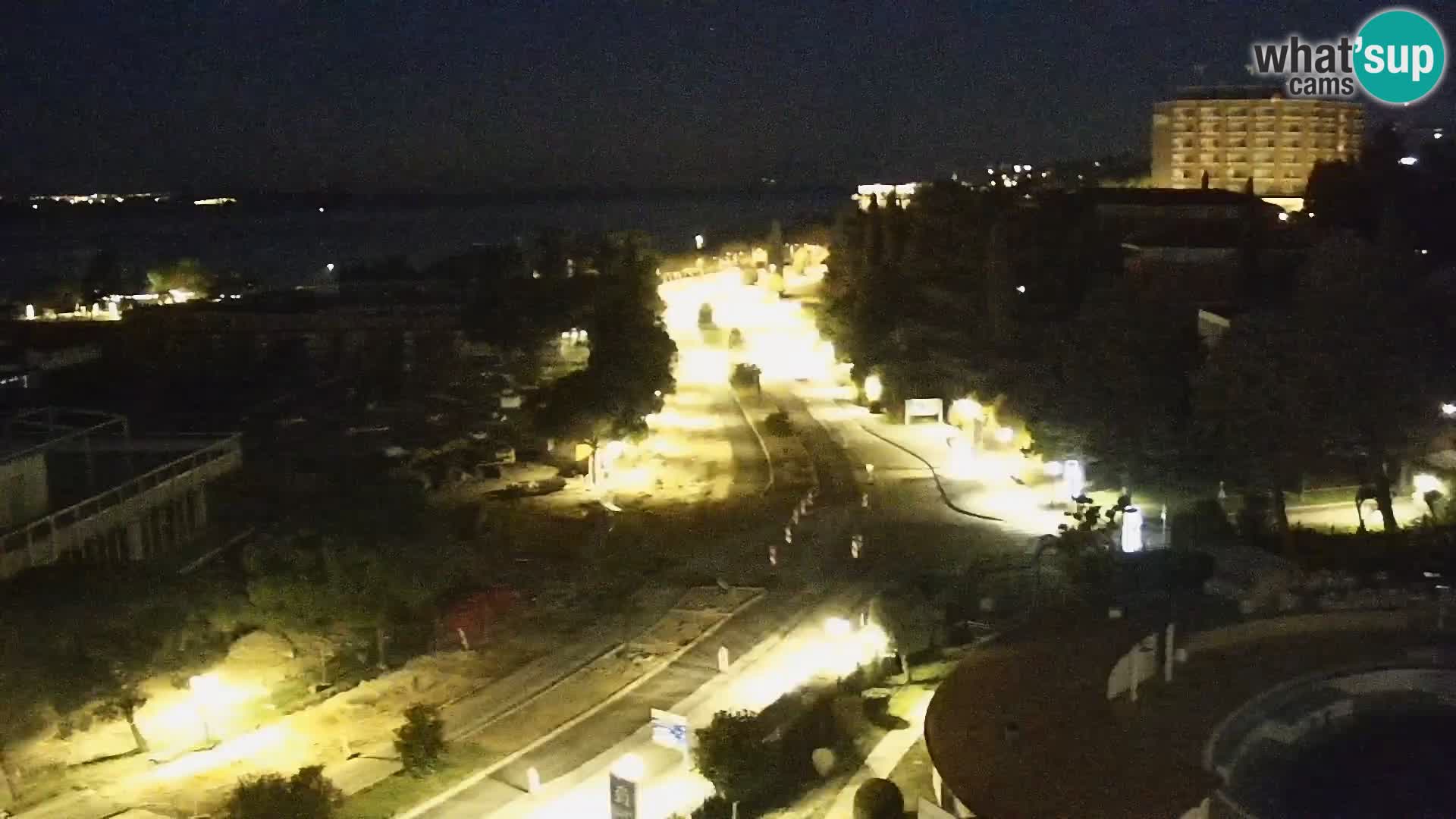 Portorose Live Webcam – vista sulla marina e i campi da tennis