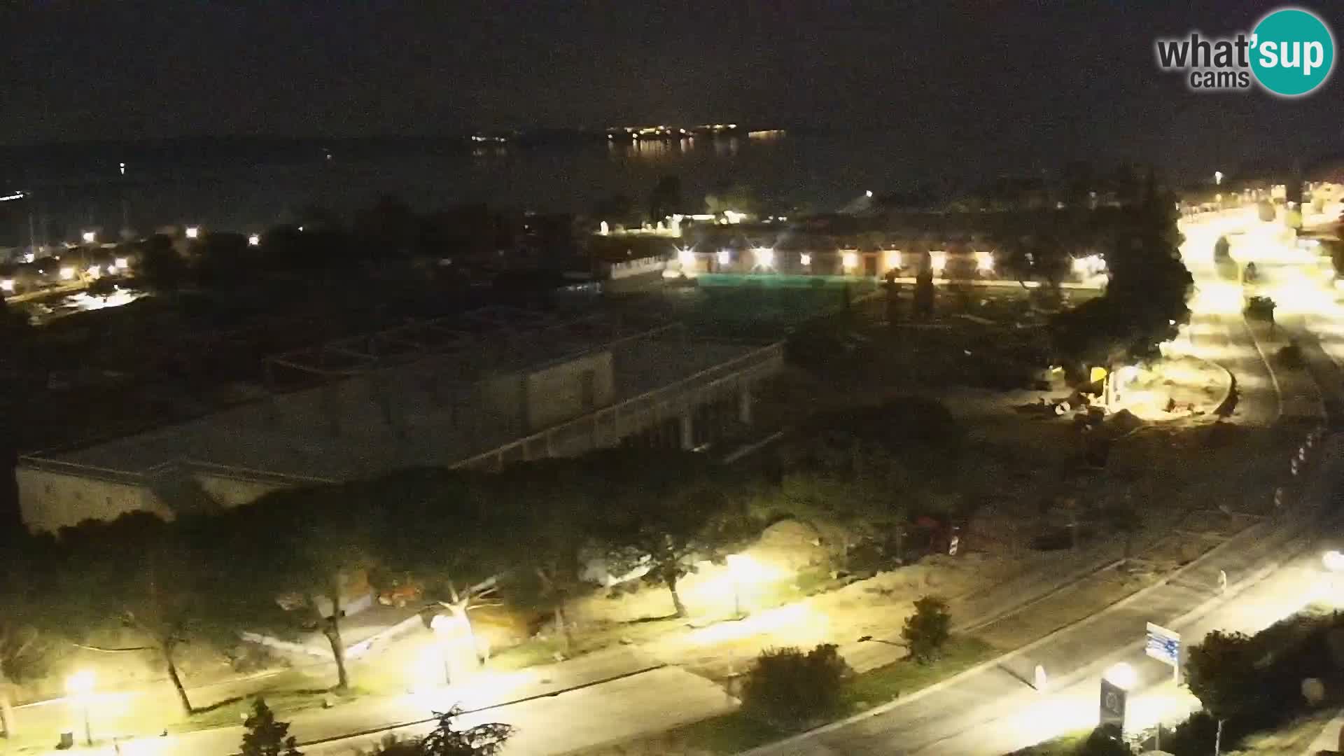 Portorož Live Webcam – view of the marina and tennis courts