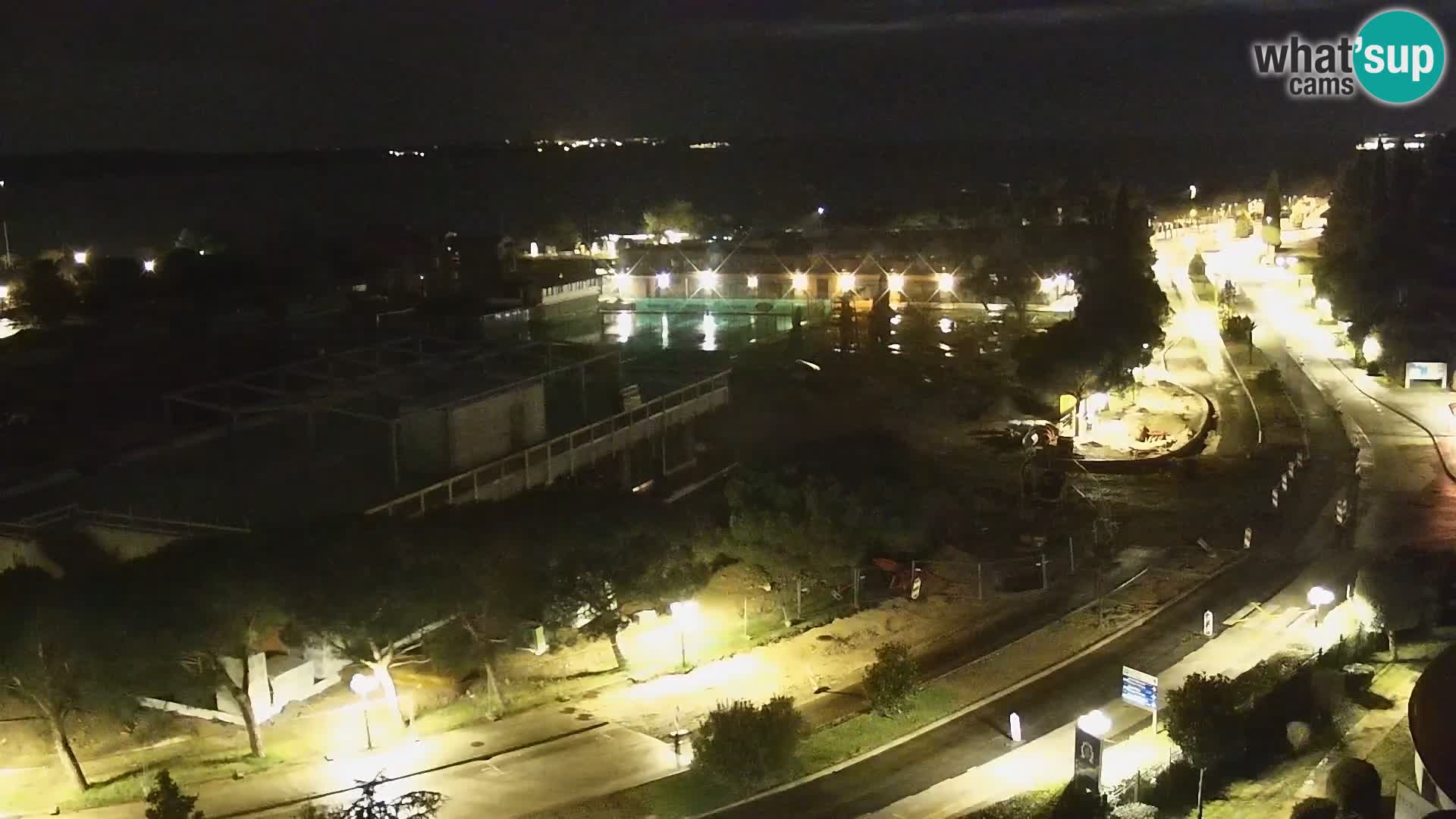 Portorose Live Webcam – vista sulla marina e i campi da tennis