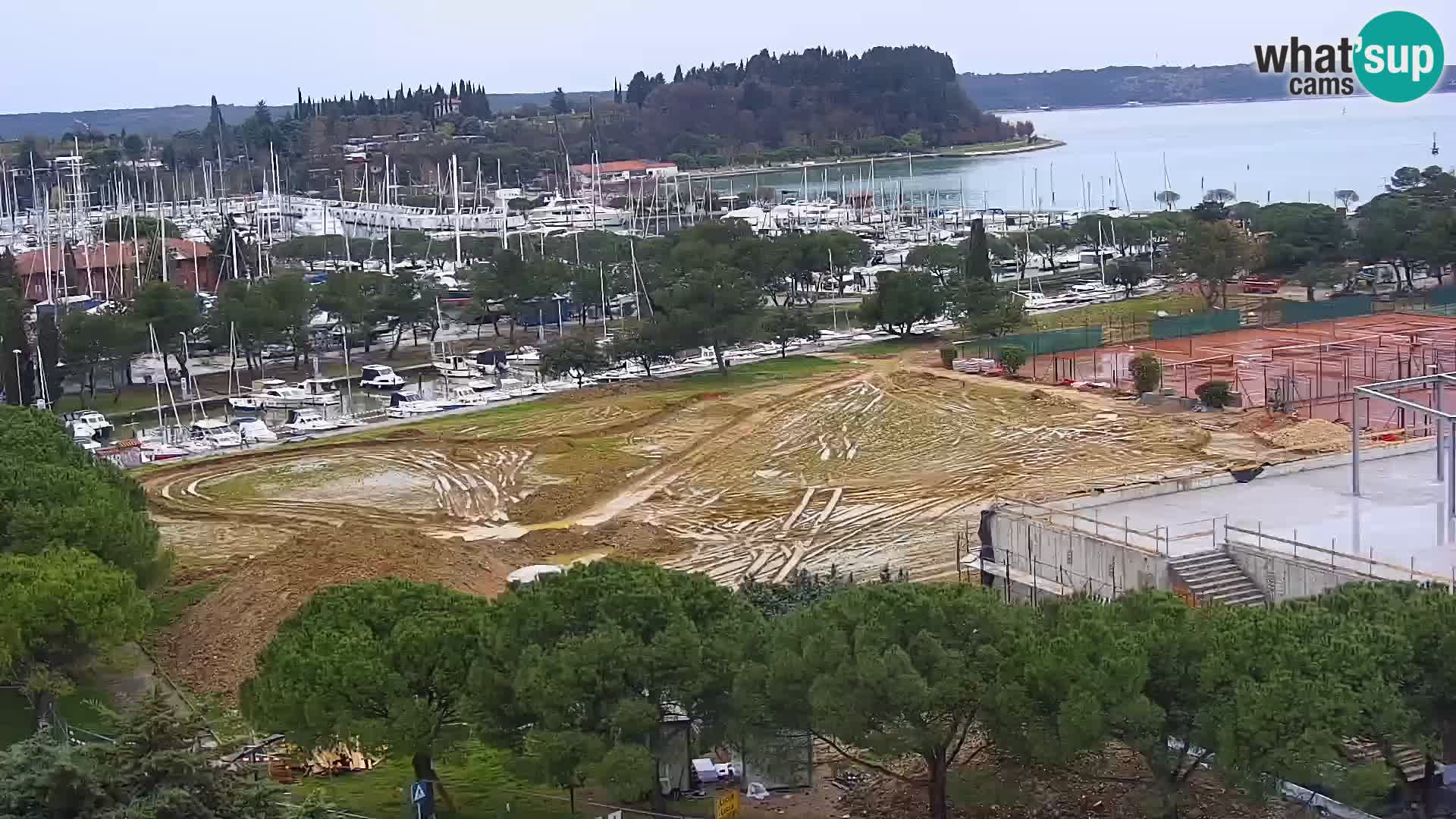 Marina di Portorose e il golfo di Piran