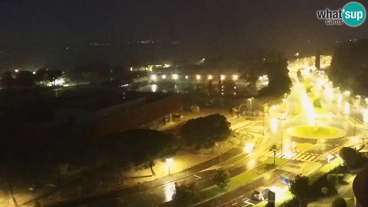 Portorose Live Webcam – vista sulla marina e i campi da tennis