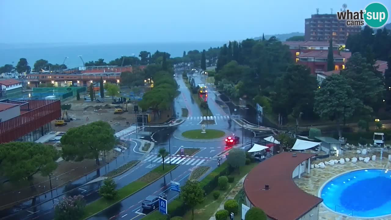 Portorož Marina et le golfe de Piran