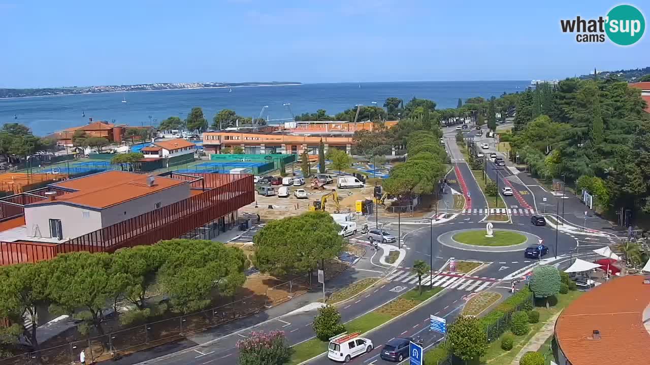 Portorož Marina et le golfe de Piran