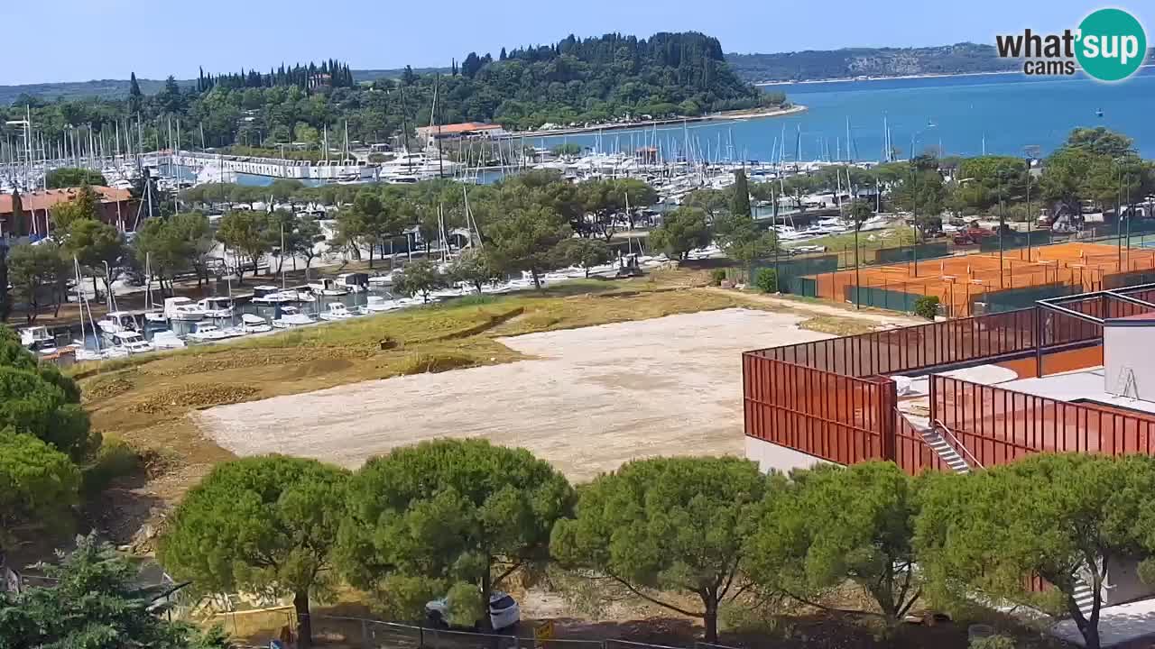 Portorož Marina et le golfe de Piran