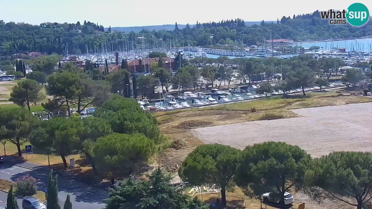 Marina di Portorose e il golfo di Piran