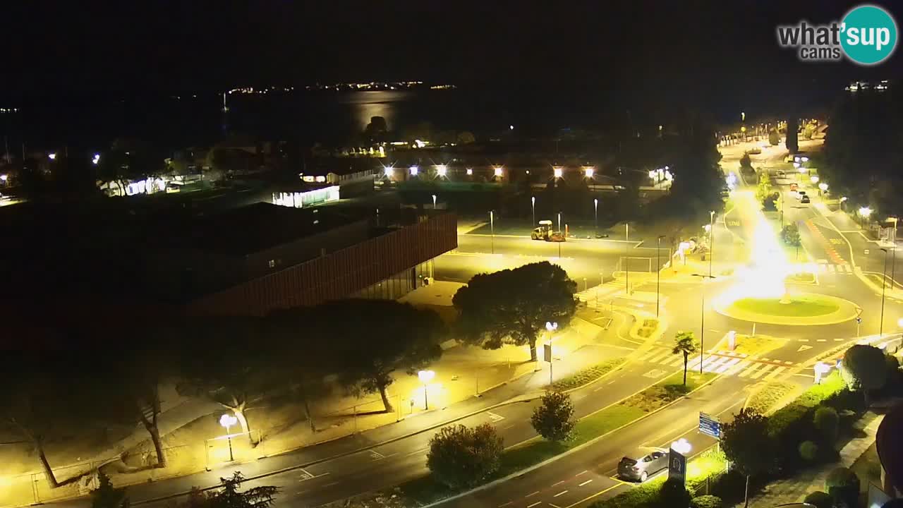 Portorose Live Webcam – vista sulla marina e i campi da tennis