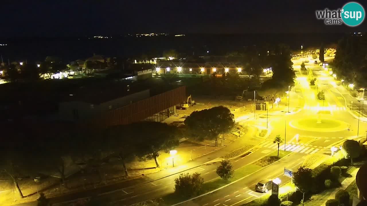 Portorose Live Webcam – vista sulla marina e i campi da tennis
