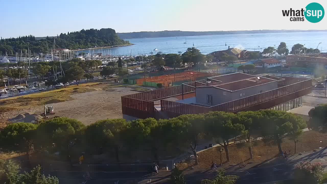 Marina di Portorose e il golfo di Piran