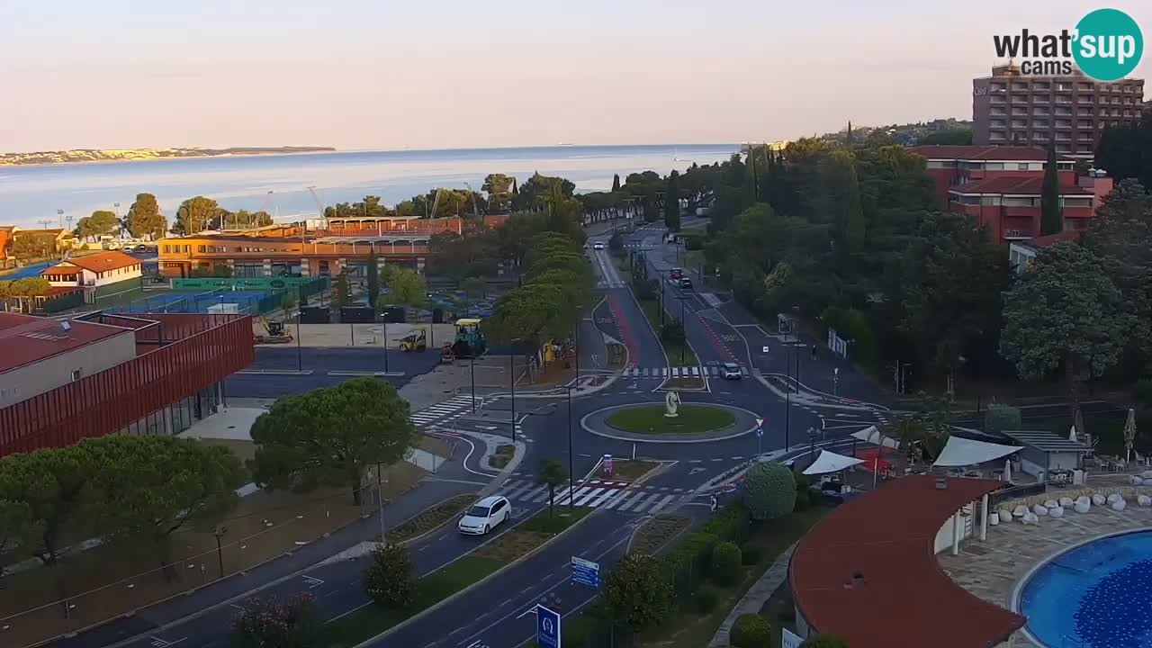 Portorož Marina y el golfo de Piran