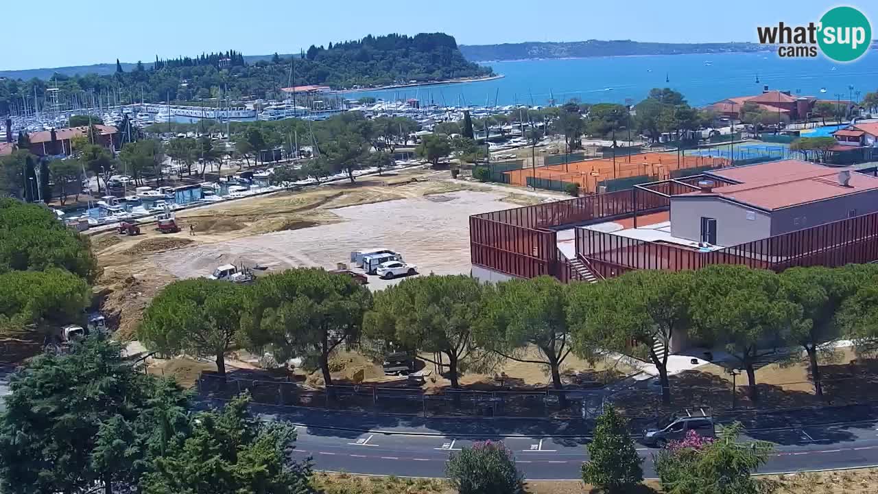 Portorož Marina y el golfo de Piran