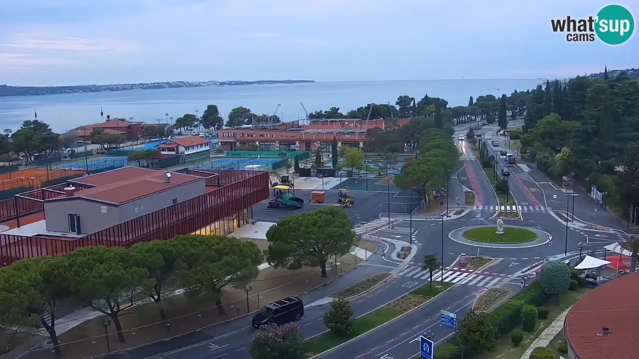 Portorož Marina et le golfe de Piran