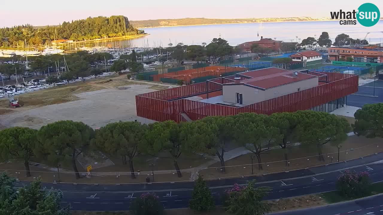 Portorož Marina y el golfo de Piran
