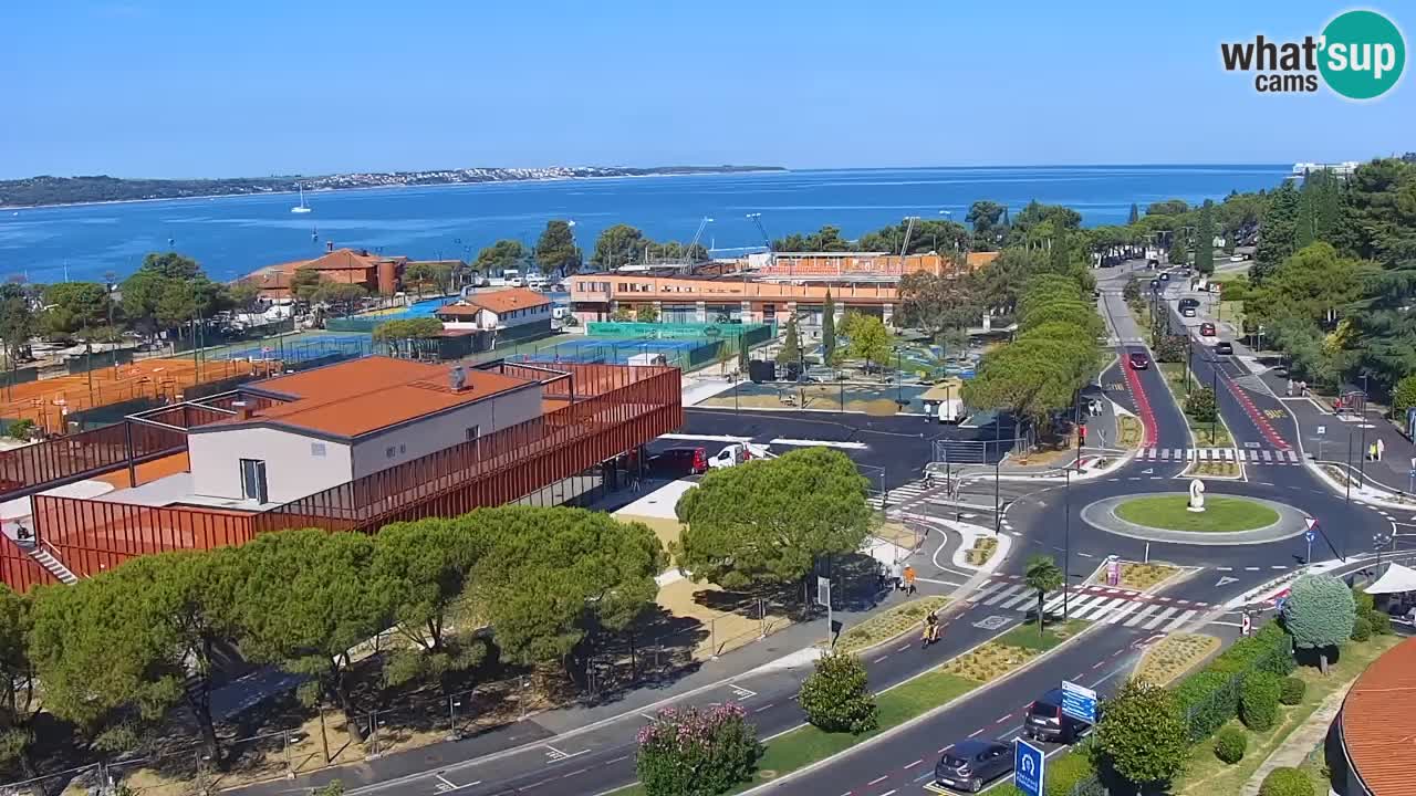 Marina di Portorose e il golfo di Piran
