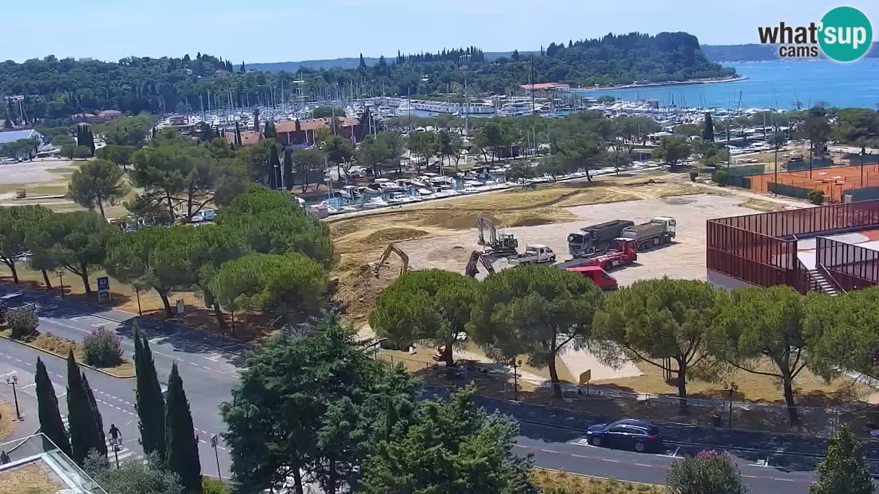 Marina di Portorose e il golfo di Piran