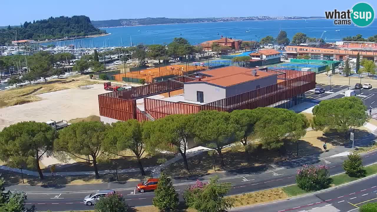 Portorož Marina et le golfe de Piran