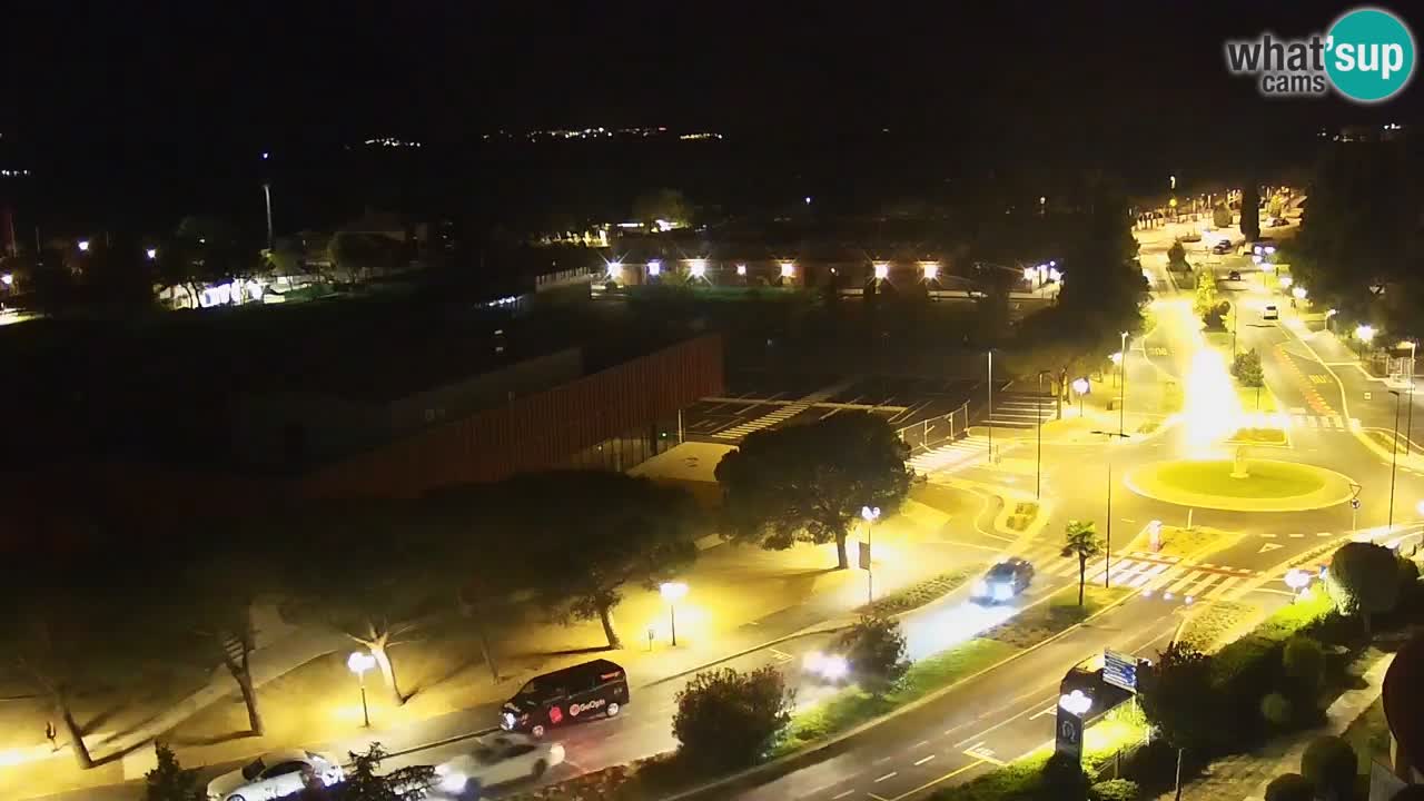 Portorose Live Webcam – vista sulla marina e i campi da tennis