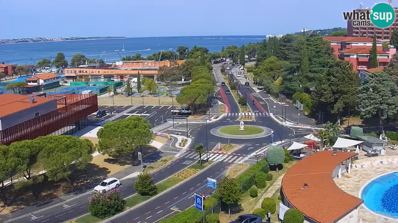 Portorož Marina et le golfe de Piran
