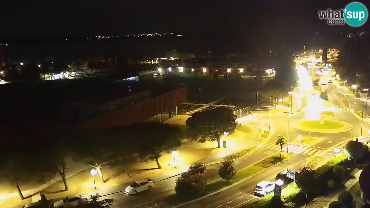 Portorose Live Webcam – vista sulla marina e i campi da tennis