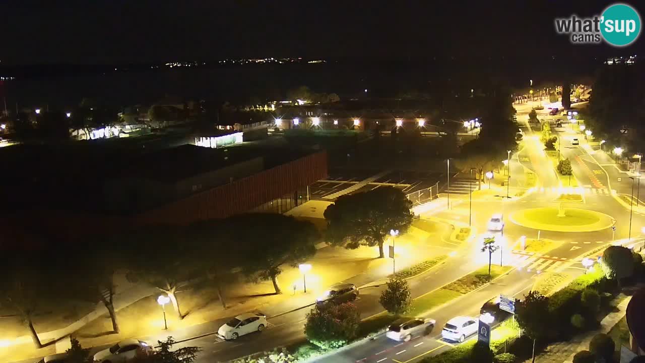 Portorose Live Webcam – vista sulla marina e i campi da tennis