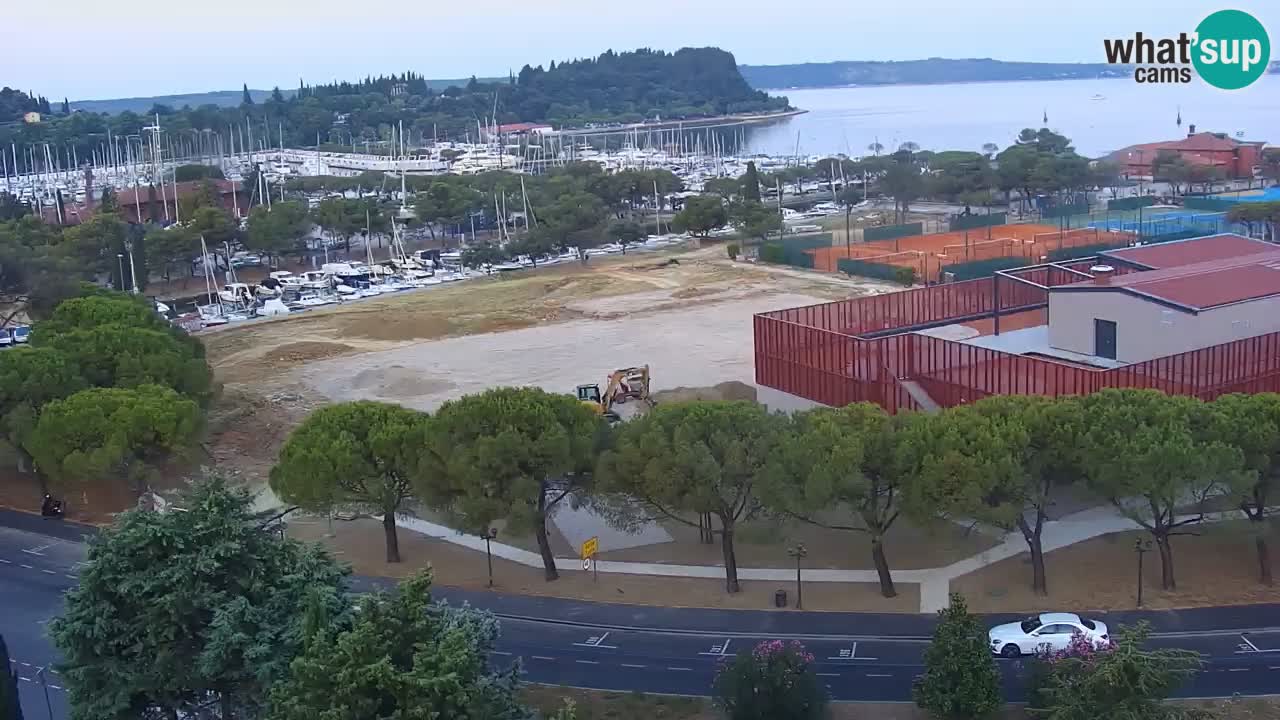 Portorož Marina et le golfe de Piran