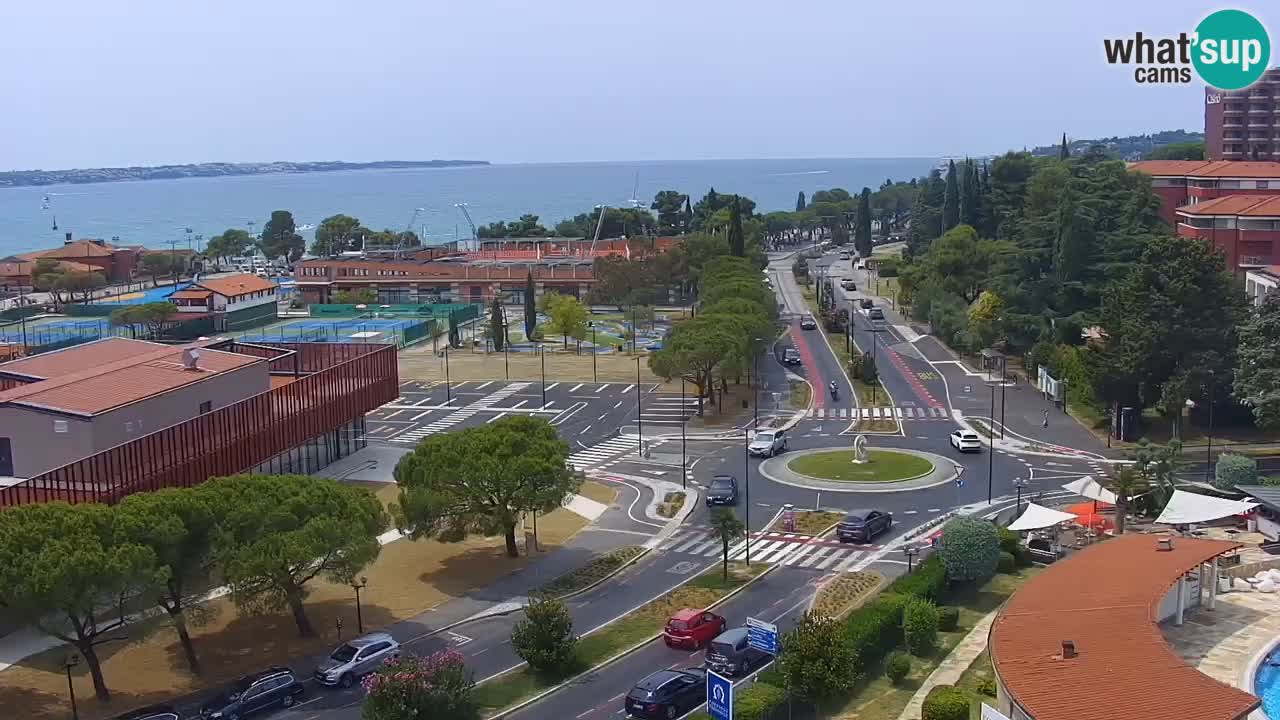 Marina di Portorose e il golfo di Piran