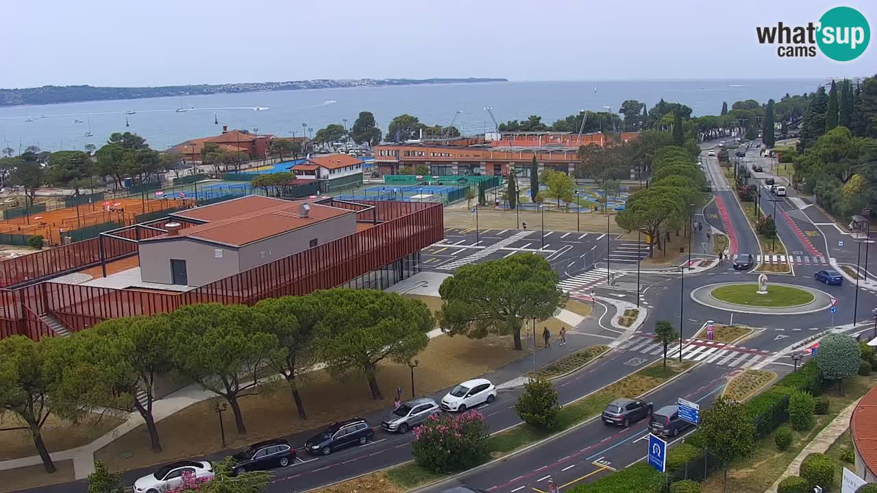 Portorož Marina et le golfe de Piran