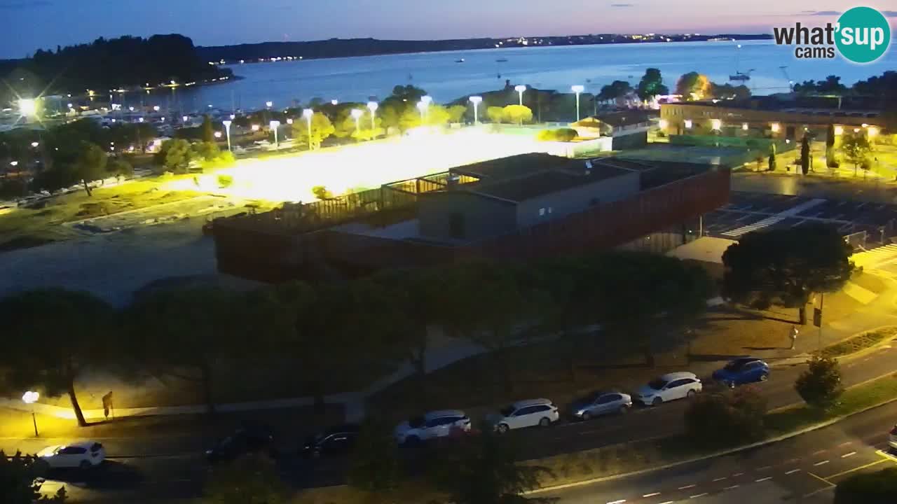 Portorose Live Webcam – vista sulla marina e i campi da tennis