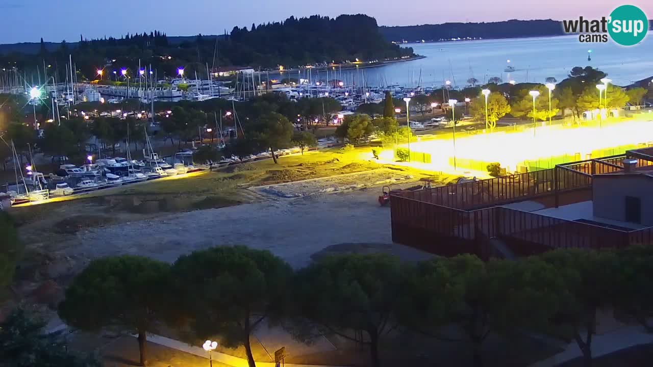 Portorose Live Webcam – vista sulla marina e i campi da tennis
