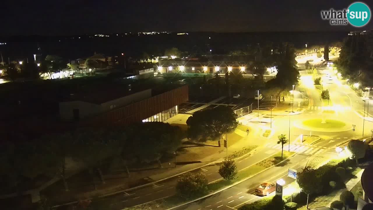 Portorose Live Webcam – vista sulla marina e i campi da tennis