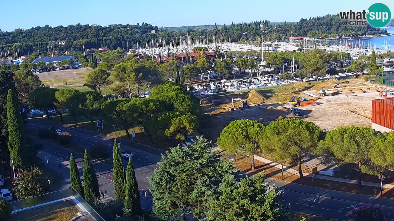 Portorož Marina et le golfe de Piran