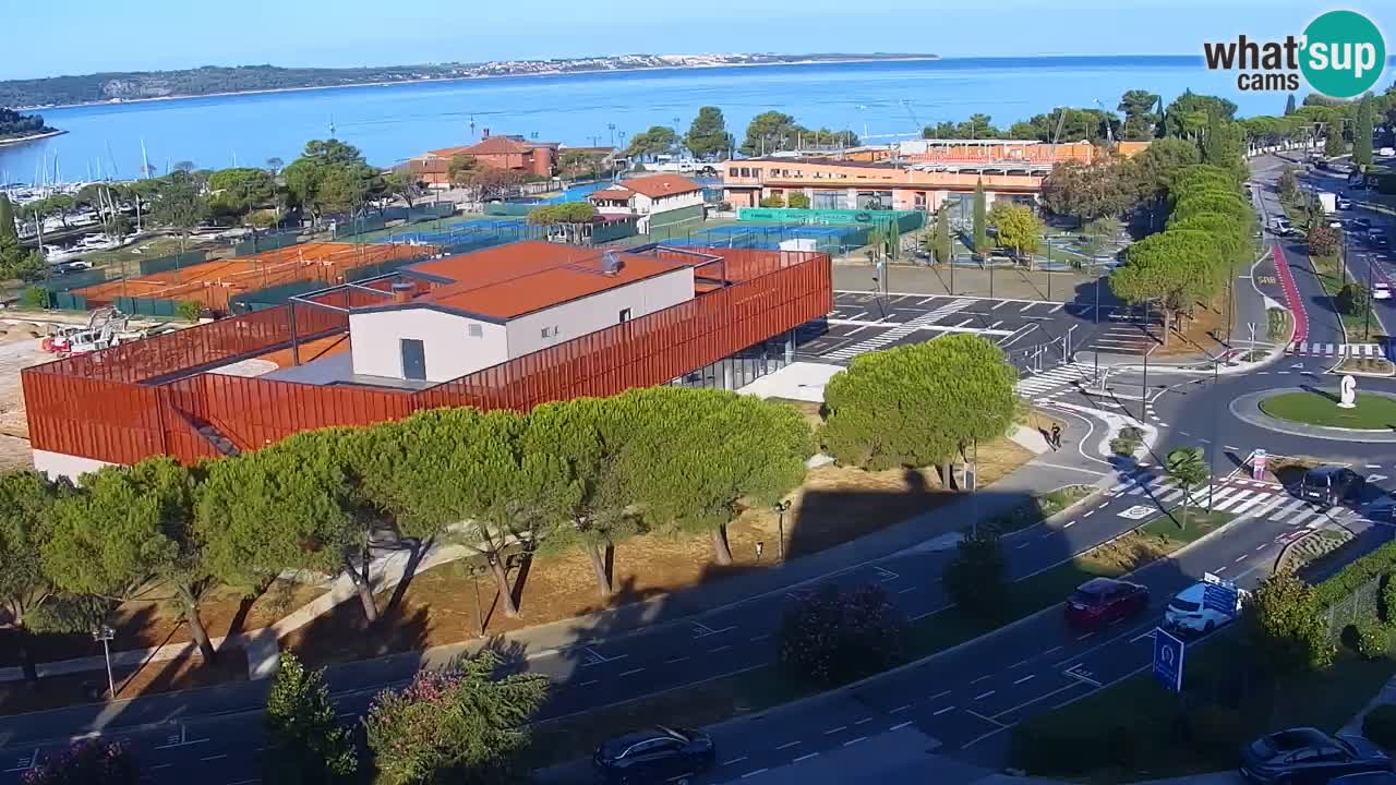 Marina di Portorose e il golfo di Piran