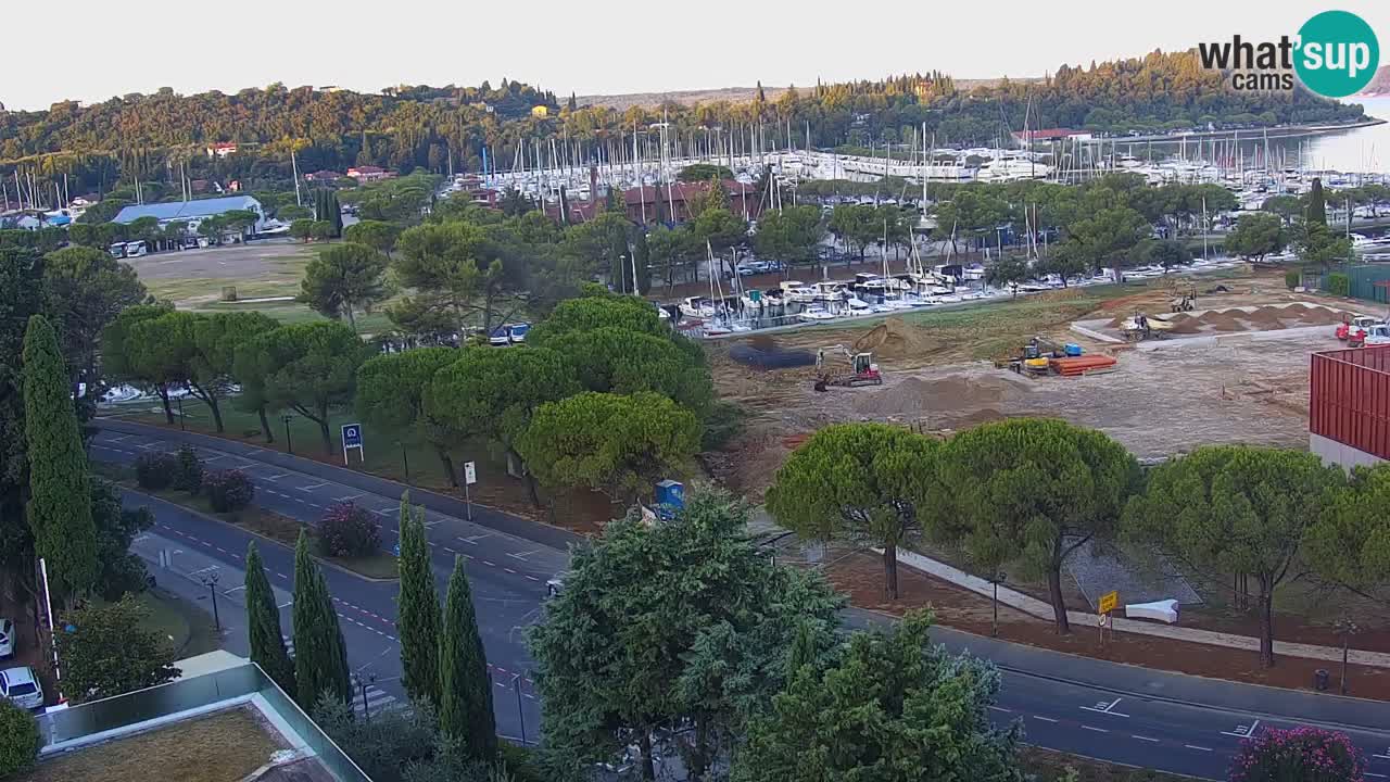 Portorož Marina y el golfo de Piran