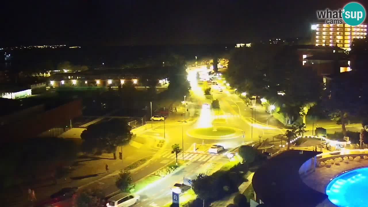 Portorož spletna kamera – pogled na marino in teniška igrišča