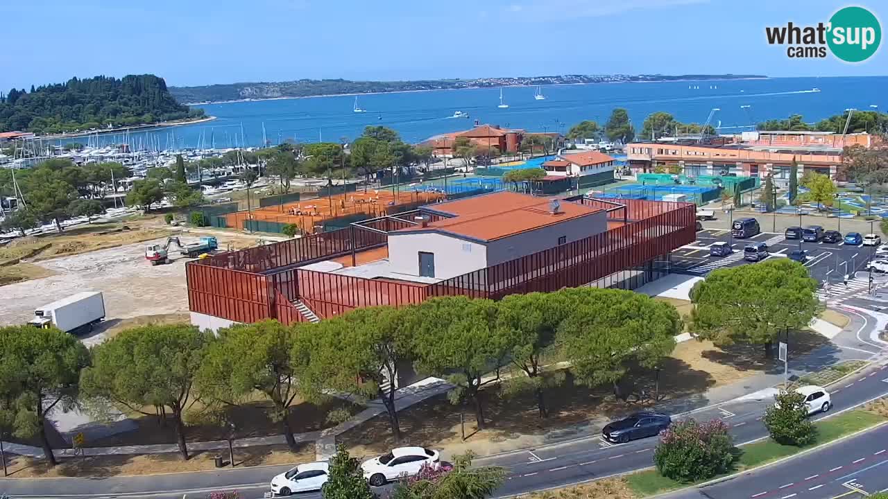 Portorož Marina et le golfe de Piran