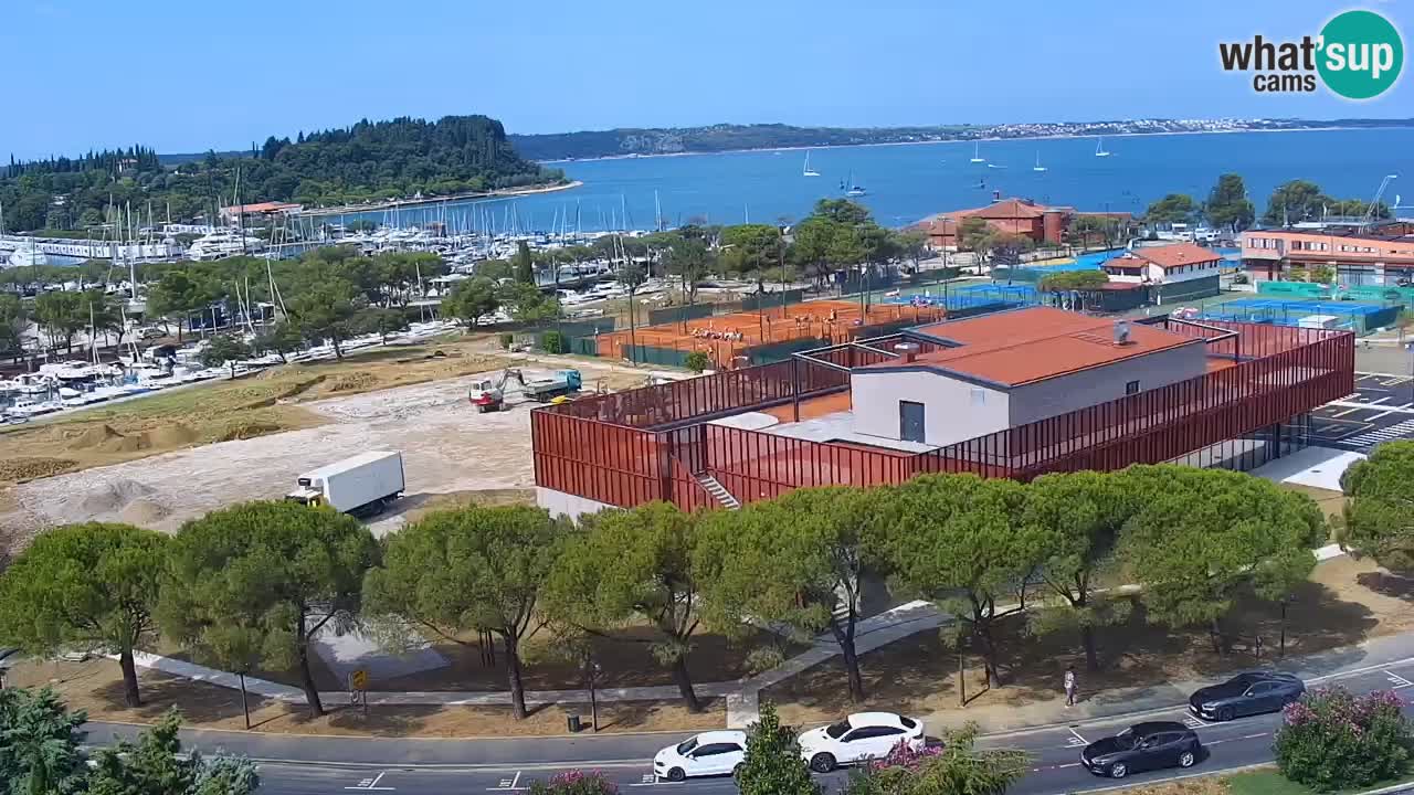 Portorož Marina et le golfe de Piran