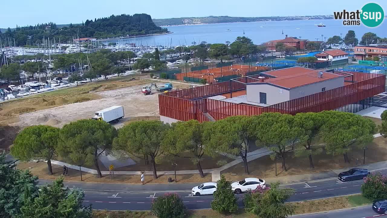 Portorož Marina et le golfe de Piran