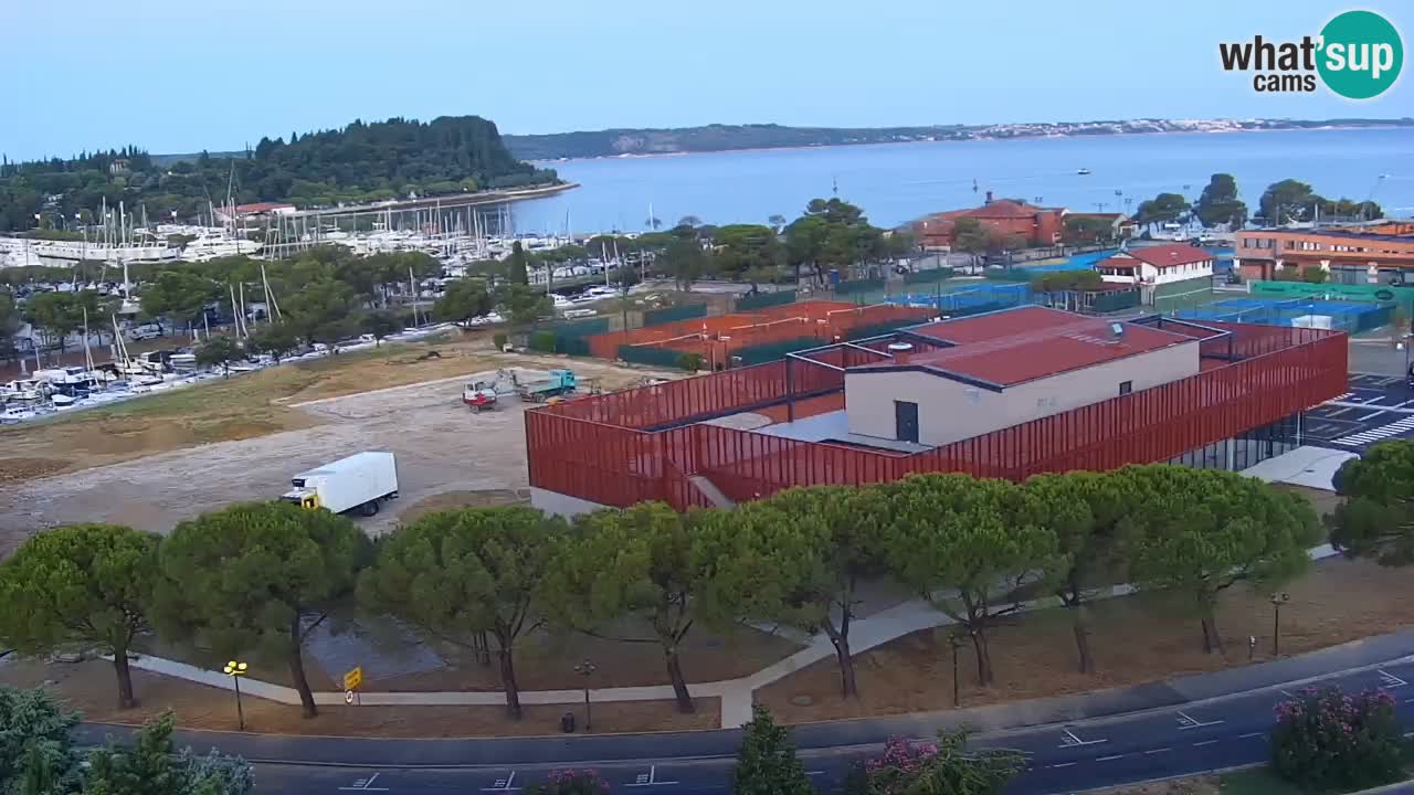 Marina di Portorose e il golfo di Piran