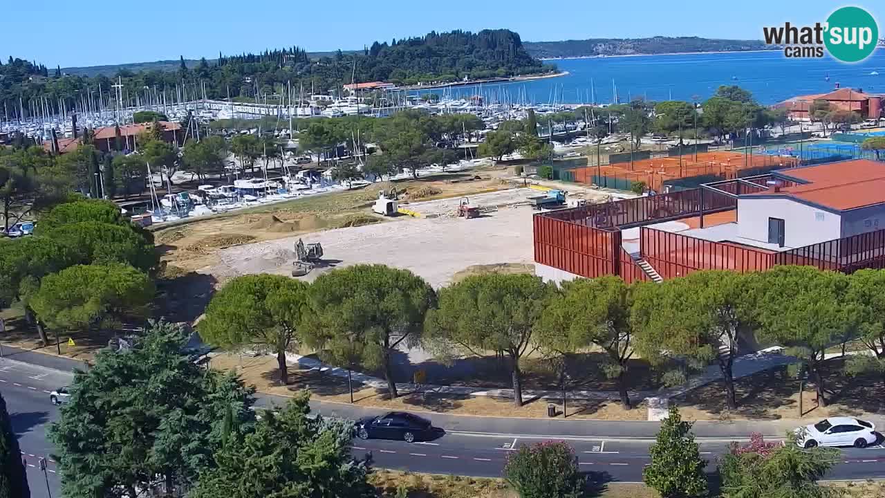 Portorož Marina et le golfe de Piran