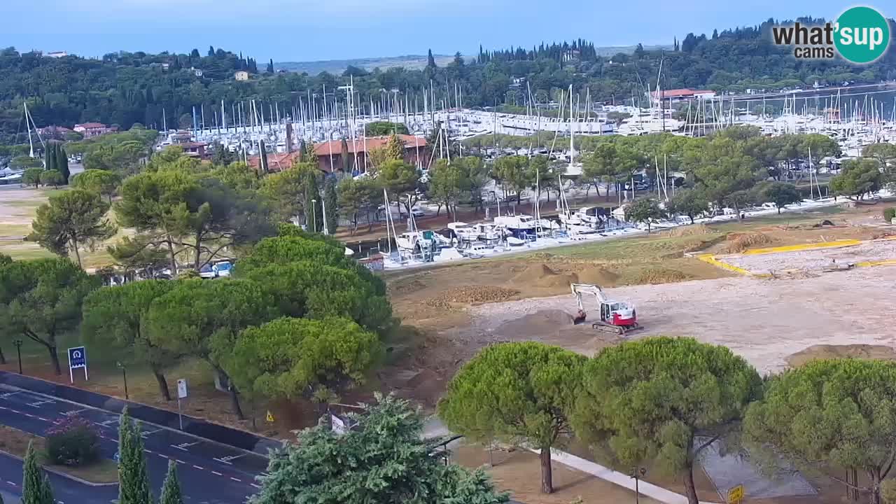 Portorož Marina et le golfe de Piran