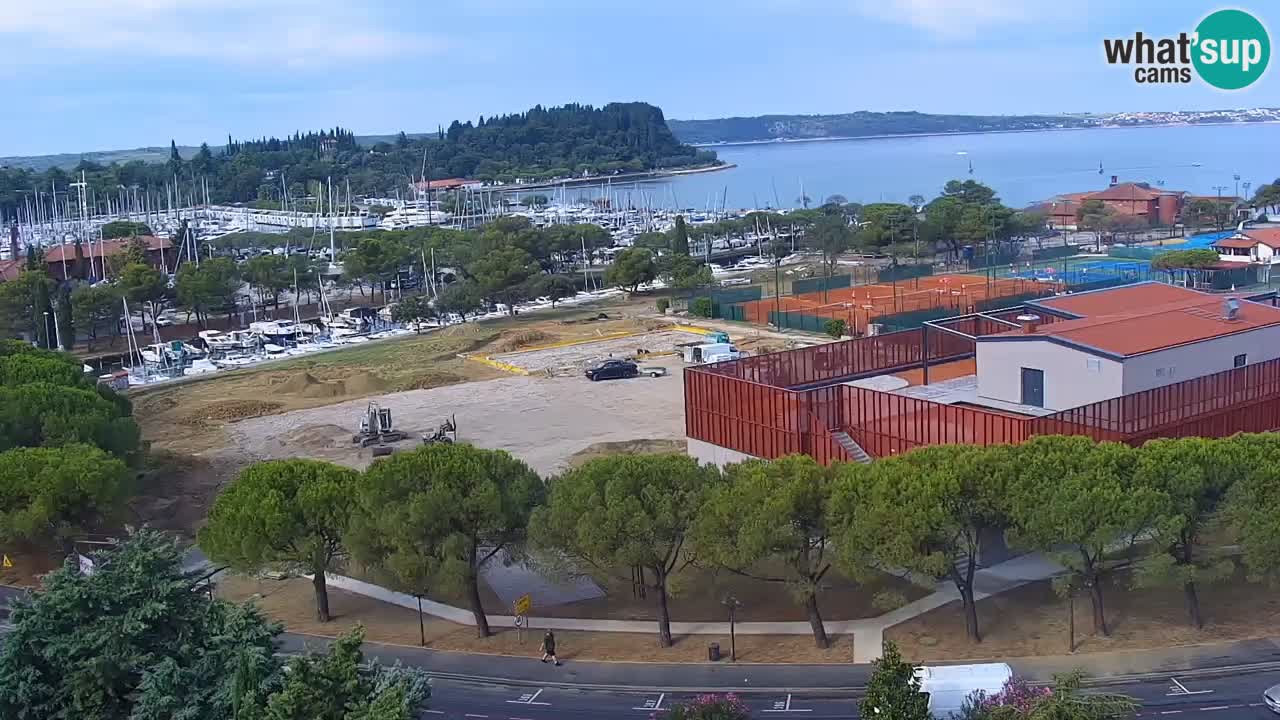 Portorož Marina et le golfe de Piran