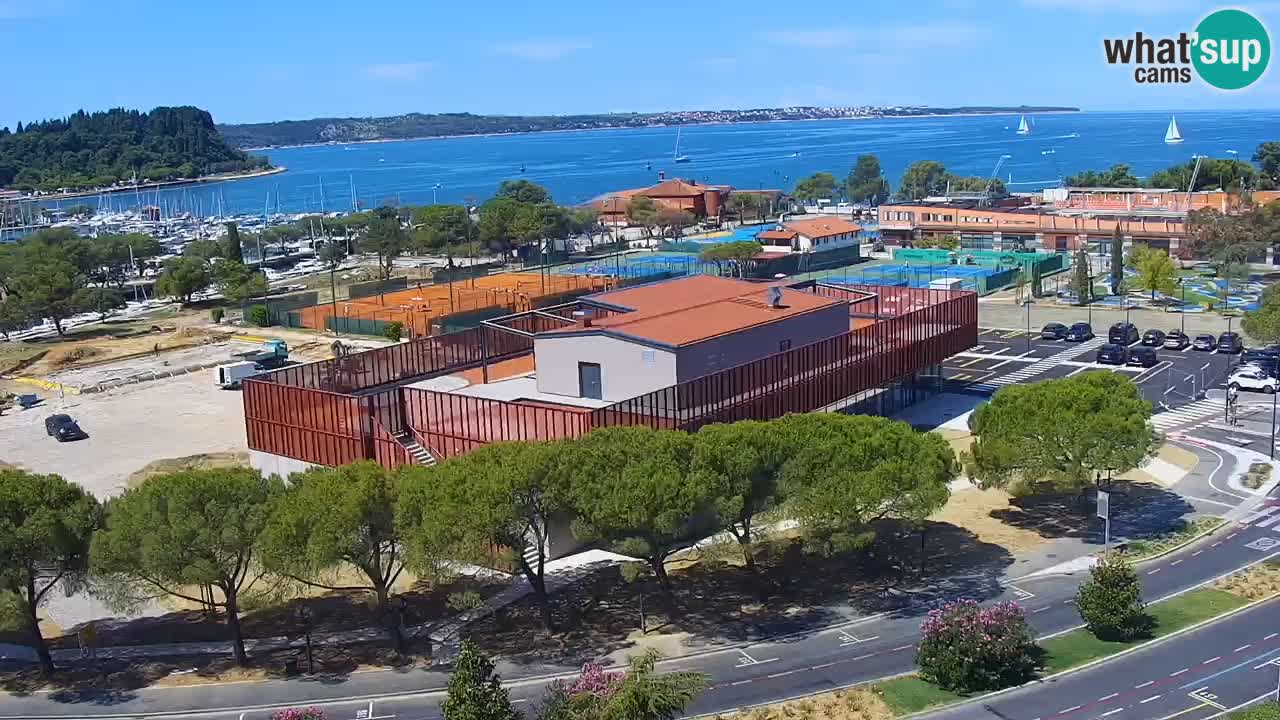 Marina di Portorose e il golfo di Piran