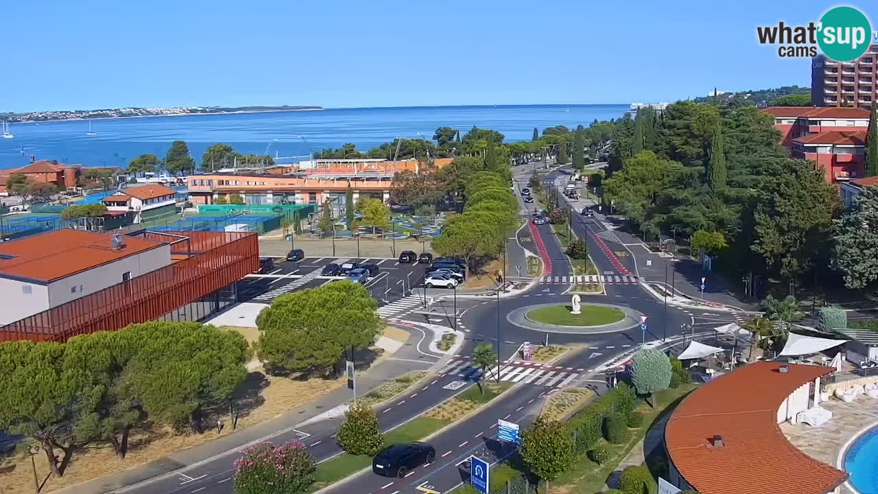Portorož Marina y el golfo de Piran