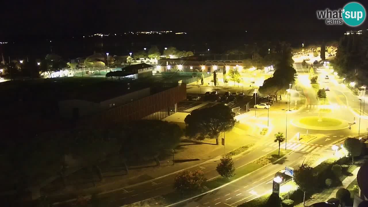Portorose Live Webcam – vista sulla marina e i campi da tennis