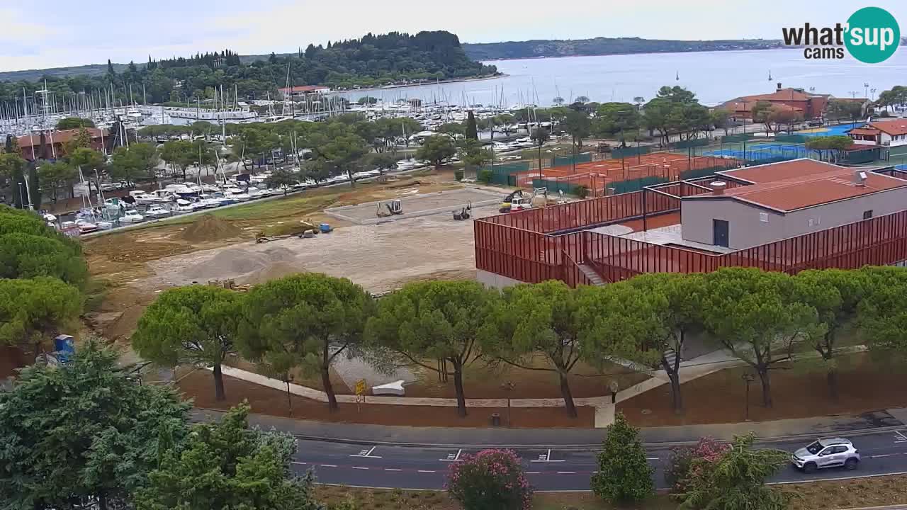 Marina di Portorose e il golfo di Piran
