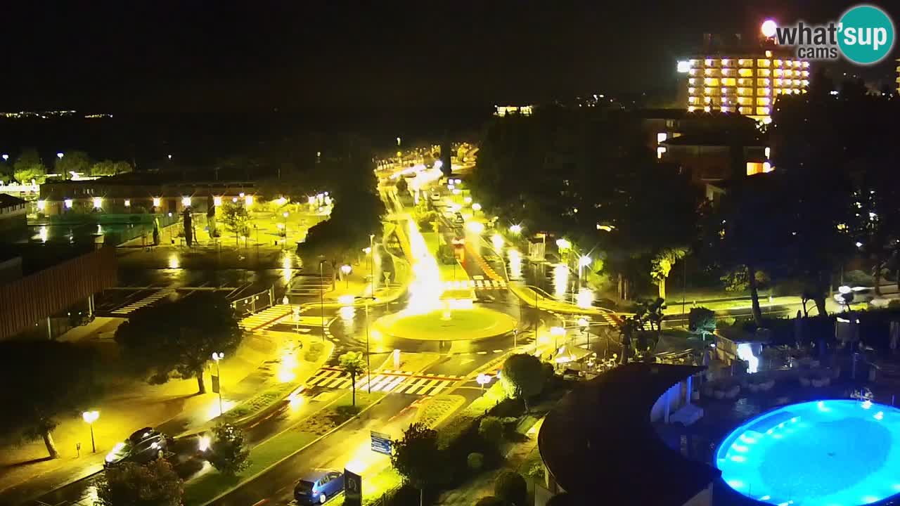 Portorose Live Webcam – vista sulla marina e i campi da tennis